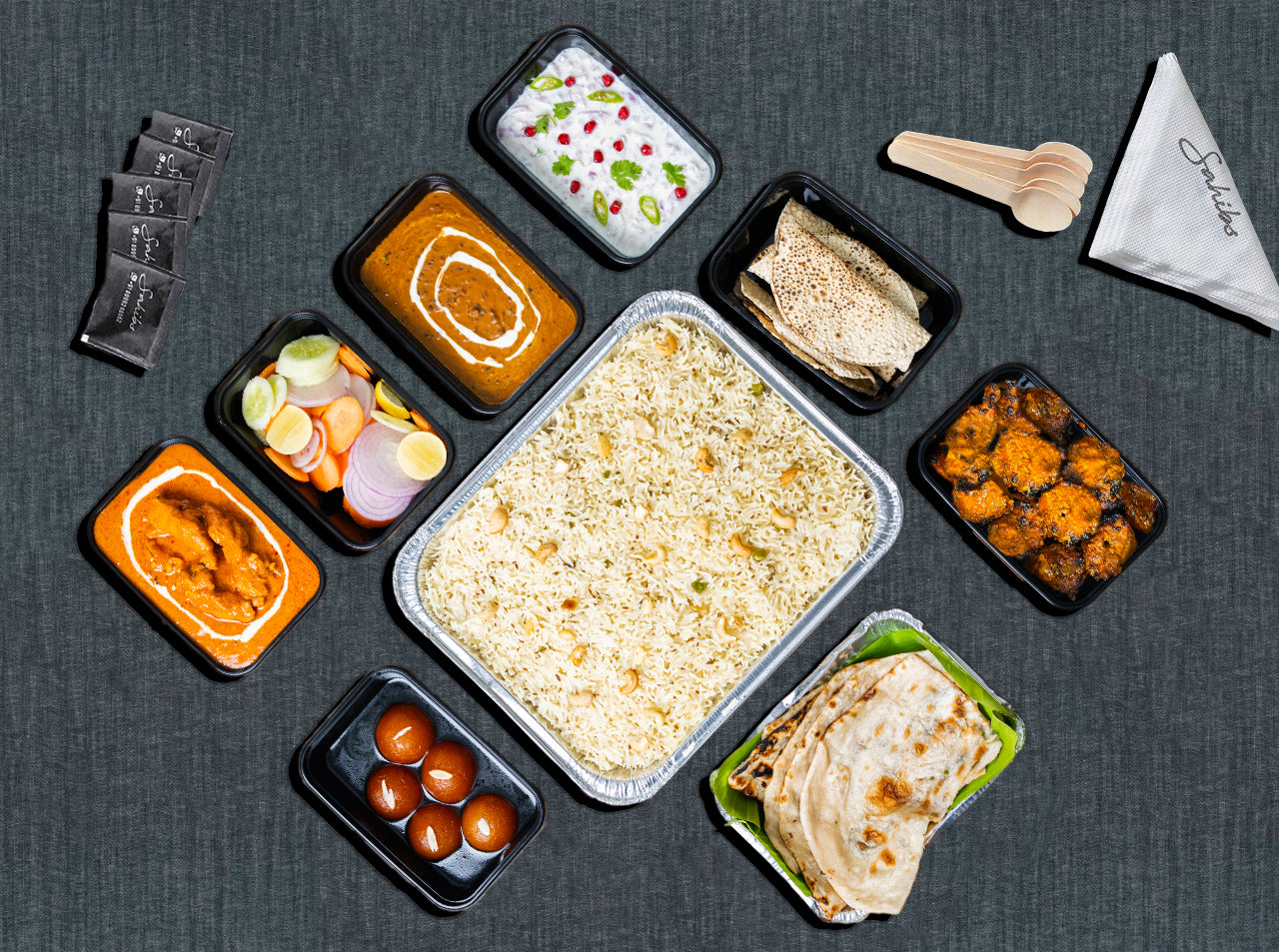 North Indian Meals - Serves 5 People