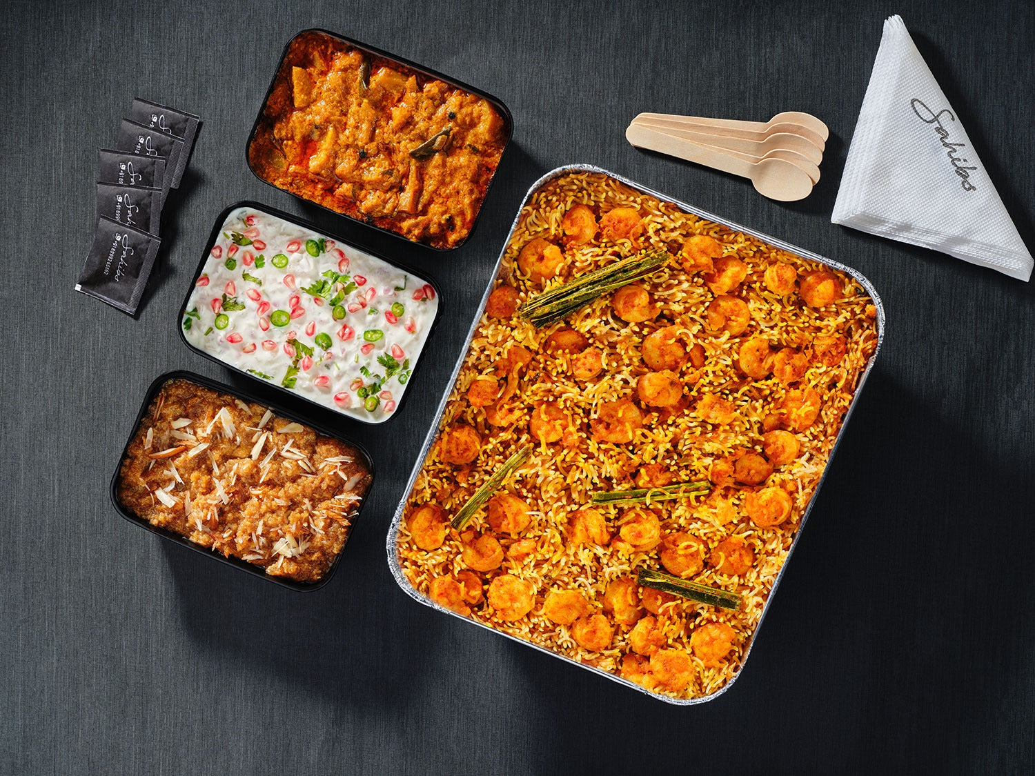 Prawn Biryani - Serves 5 People (Chennai Wedding Style)