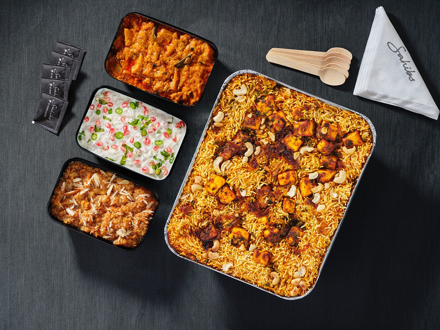 Paneer Biryani - Serves 5 People (Chennai Wedding Style)