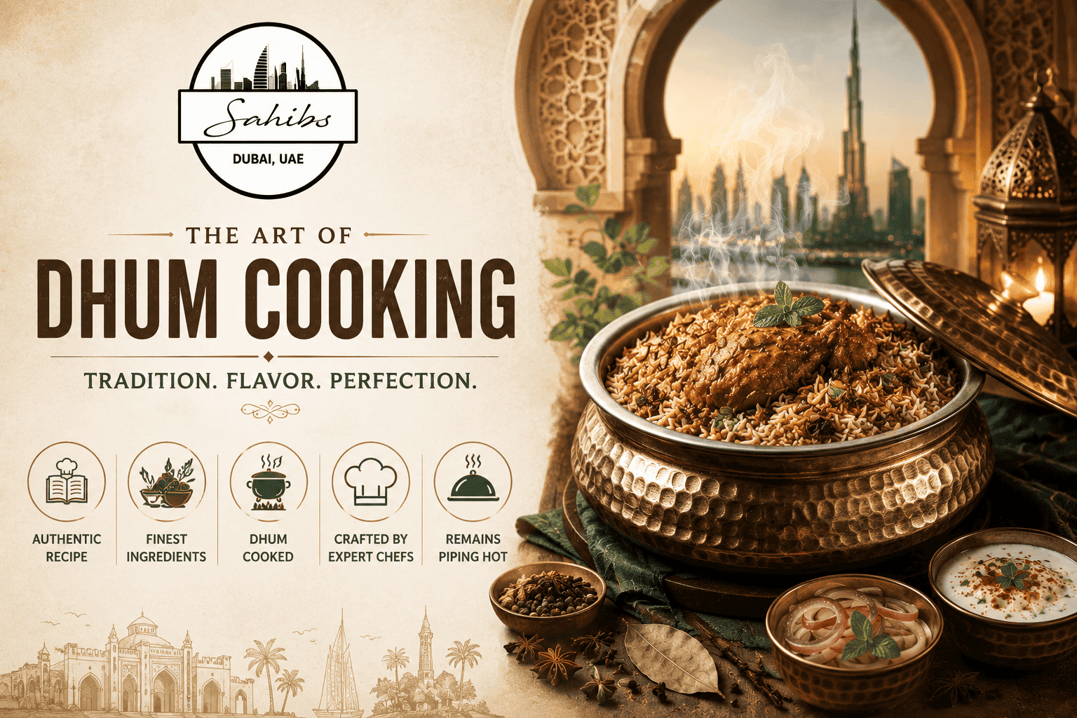 How Sahibs Banquet Kitchen Brings Traditional Dhum Cooking to Modern Dubai