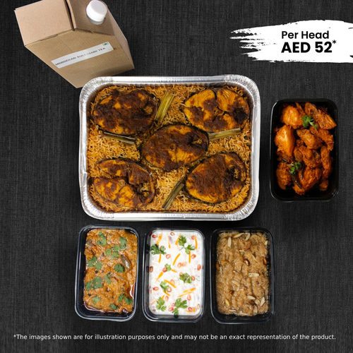 Fish Biryani Combo - Serves 5 People – AED 52*/ Person