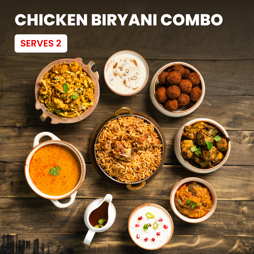 Weekend Special - Chicken Biryani - Kothu Parotta Combo - Serves 2 - AED 70*/Person