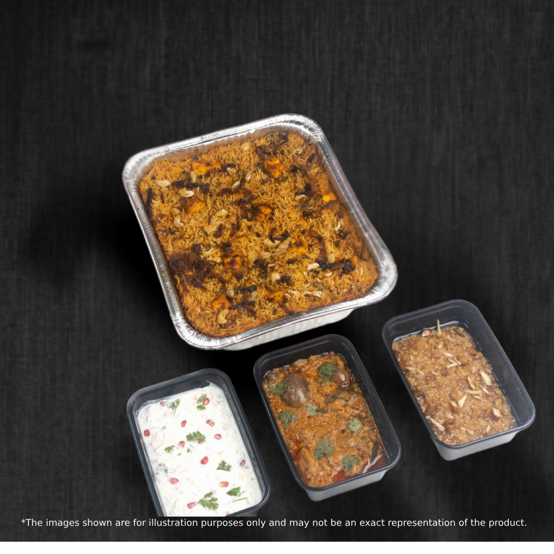 Paneer Biryani Combo – Serves 5 People