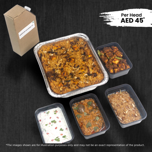 Paneer Biryani Combo – Serves 5 People – AED 45*/ Person