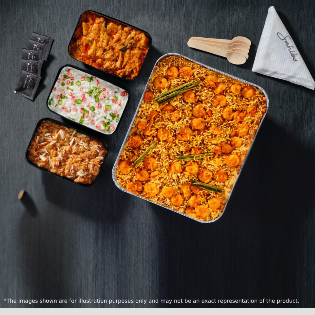 Prawn Biryani Combo - Serves 5 People
