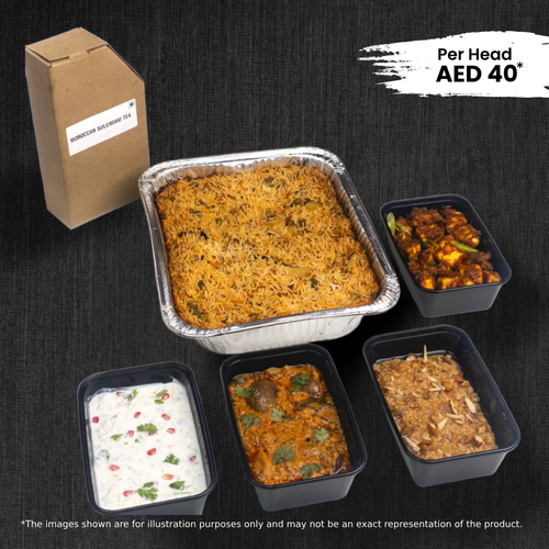 Vegetable Biryani Combo - Serves 5 People – AED 40*/ Person