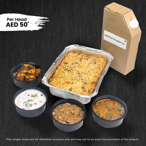 Vegetable Biryani Combo - Serves 2 People – AED 50*/ Person