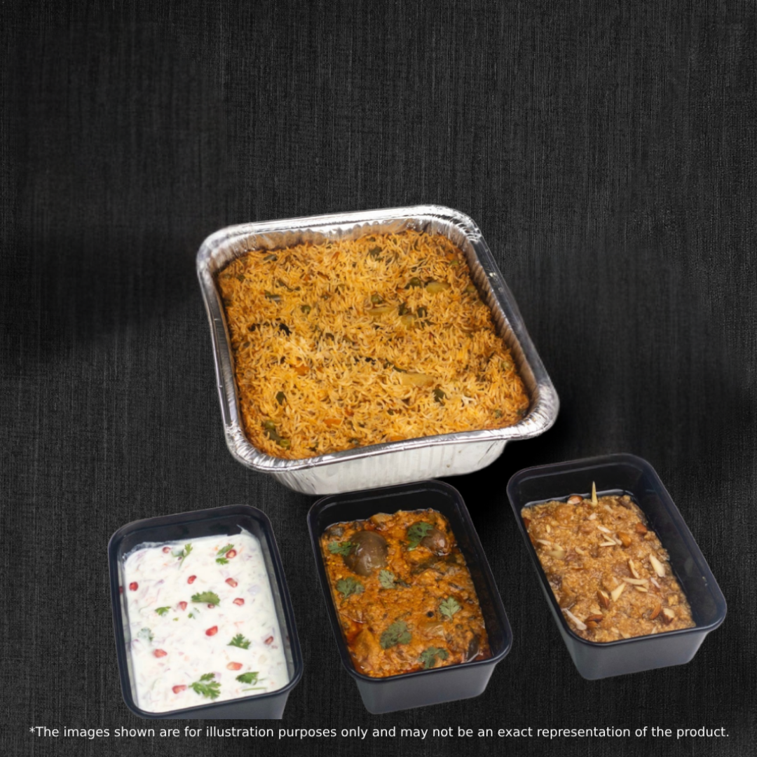 Vegetable Biryani Combo - Serves 5 People