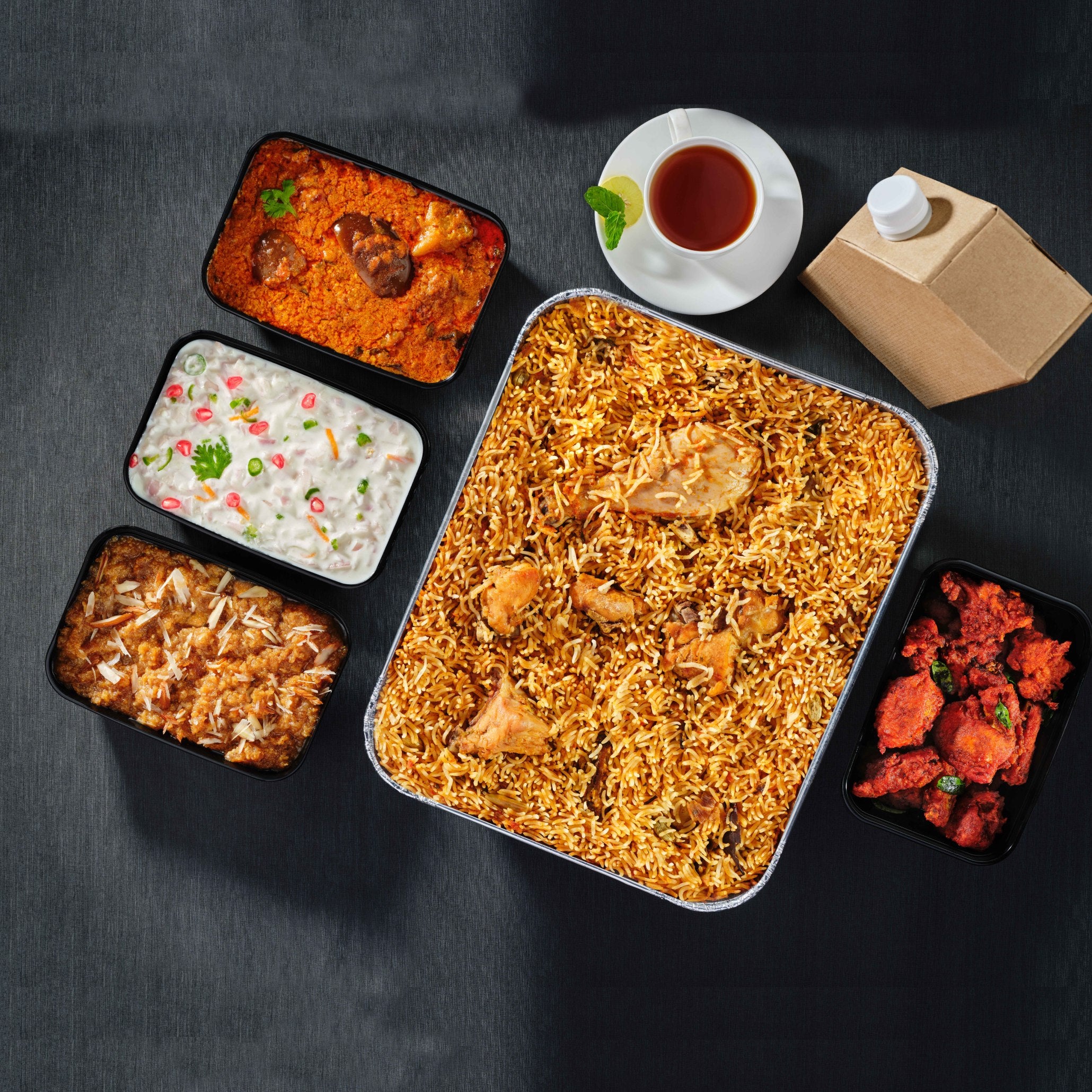 Chicken Biryani Combo - Serves 5 People