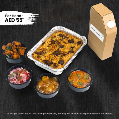 Vegan Tender Jackfruit Biryani Combo - Serves 2 People – AED 55*/ Person