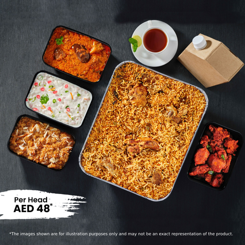 Lamb Biryani Combo - Serves 5 People – AED 48*/ Person